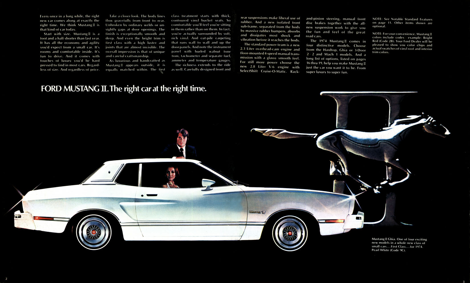 1974 Ford Mustang II Brochure Page 12